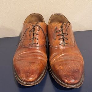 Magnanni Men's Brown Leather Dress Shoes